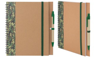 Cuaderno de cartón reciclado personalizado